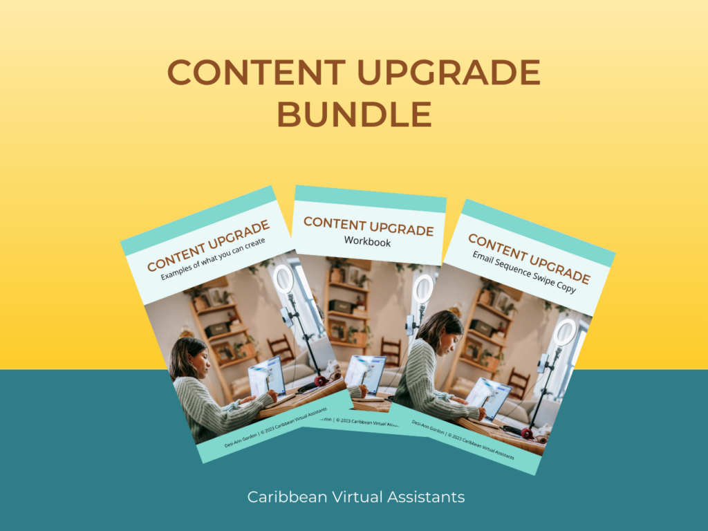 images of covers for content upgrade bundle