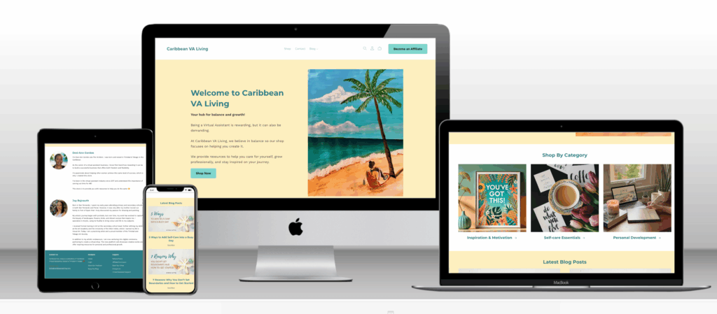 Payhip store setup mockup