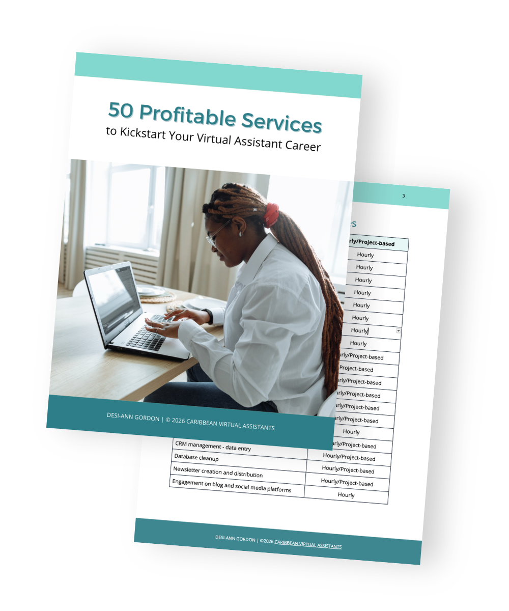 50 virtual assistant services